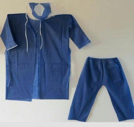 تولید کننده انواع لباس یکبار مصرف بیمار و جراح در سایز و طرح سفارشی